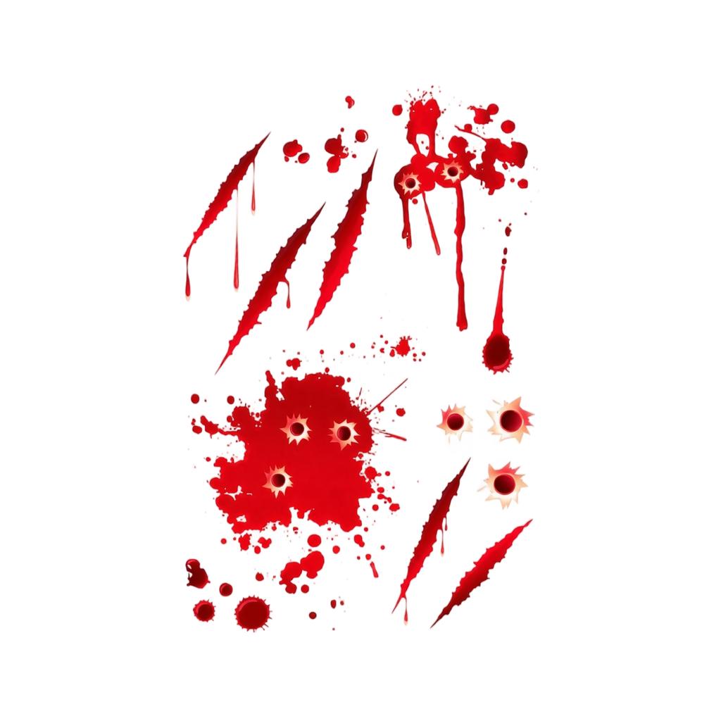 Halloween Blood Handprint Car Sticker Decal for Window Bumper Truck