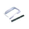 Motorcycle Tri Line Gauge and Stereo Trim Cover Chrome Decorative Accent for Touring Tri Glides 2014-2018