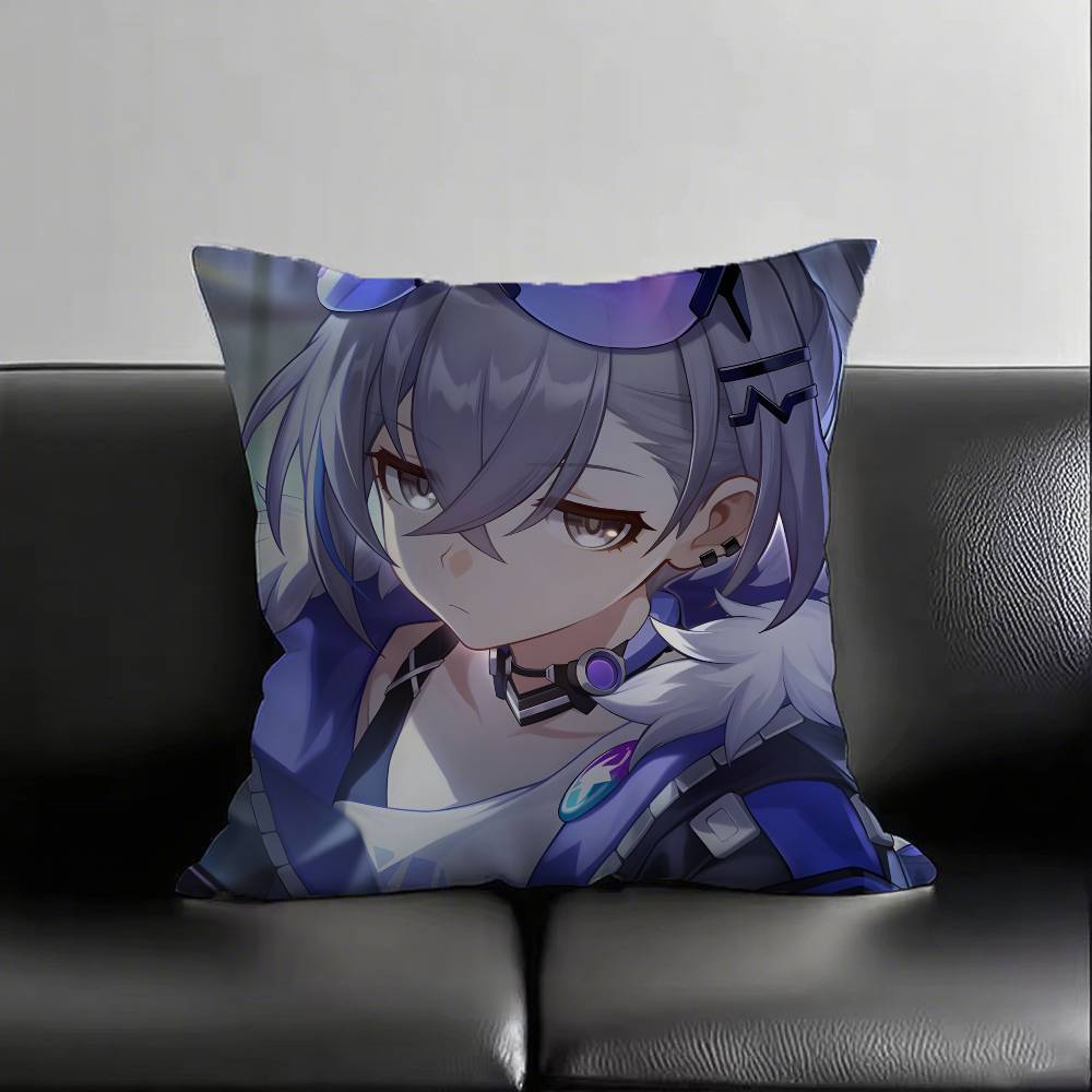 1pc Anime A-Arknights Pillow Case Fashion Square Pillowcase Bedroom Sofa Room Ins Decoration Leisure