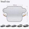 Sunshade Cover Car Windshield Snow Sun Shade Waterproof Protector Automobile Magnetic Cover Car Front Windscreen Cover Parts
