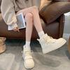 Fashion Leather Platform Lace-up Women's Snow Boots Sale Plush Warm Ladies Shoes Comfortable and Elegant Goth Lamb High Quality Booties
