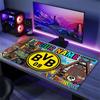 Custom Name,BVB 09 Mouse Pad, Large Gaming Desk Mat, Non-slip XXL Mousepad for Laptop & Tablet, Mini PC Playmat with Stitched Edges