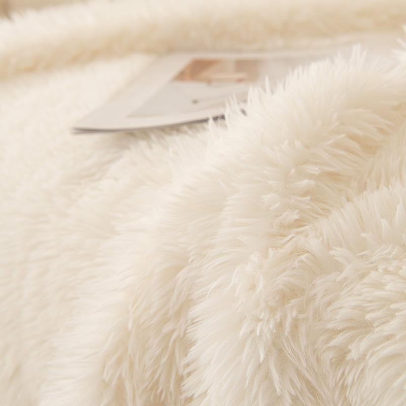 Plush Sofa Towel Full Cover Cream Windproof Cat Claw White Sofa Blanket High-end Thickened Anti-slip Sofa Cover