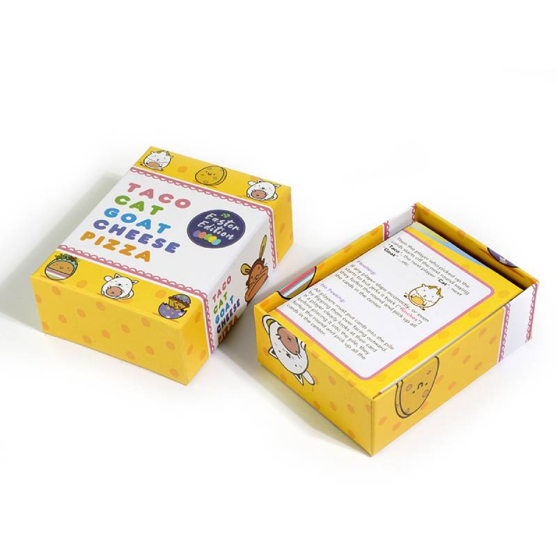 Taco Goat Cat Cheese Pizza Card Board Game Family Parties Interactive Gifts