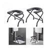 30cm/38cm Shower Chair Heavy Duty Stainless Steel Toilet Chair Seat Household Portable Elderly Toilet Seat