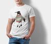 Penguin T Shirt Ugly Sweater Christmas Funny Cute Graphic Tee White