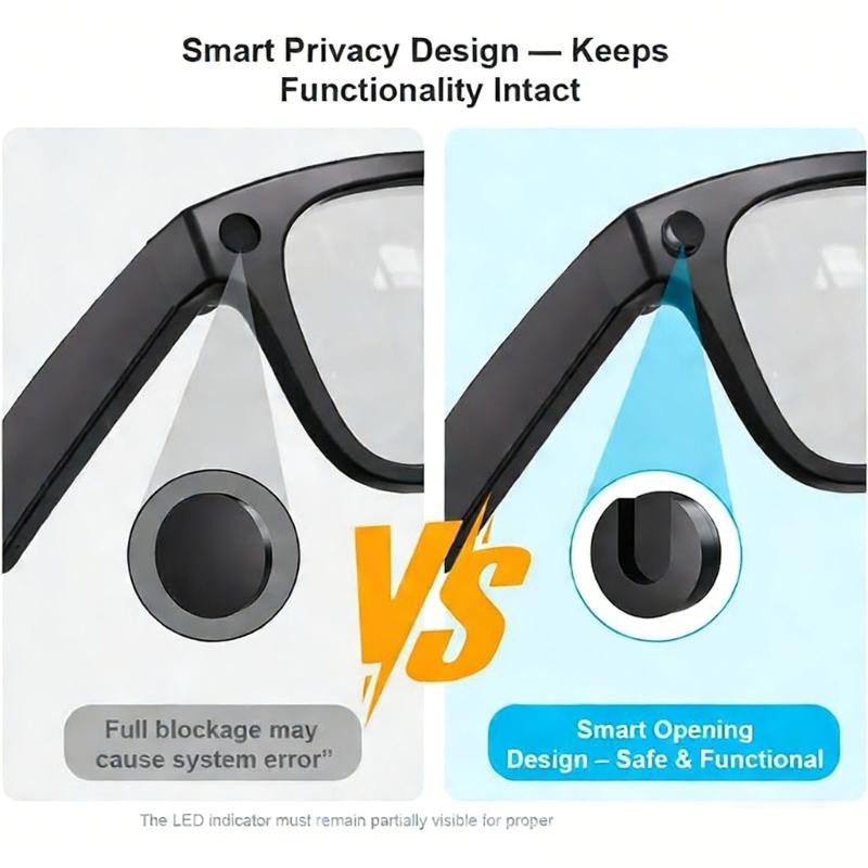 Camera Light Cover Adhesive Sticker For Intelligent Glasses Opening Precise Fit Thin And Unnoticeable Concealing Layer