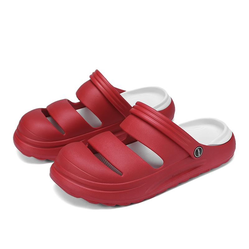 Light Men's Women Slippers Garden Summer Chef Casual Shoes for Men Outdoor Wading Beach Sandals Kitchen Antiskid Sports Platform