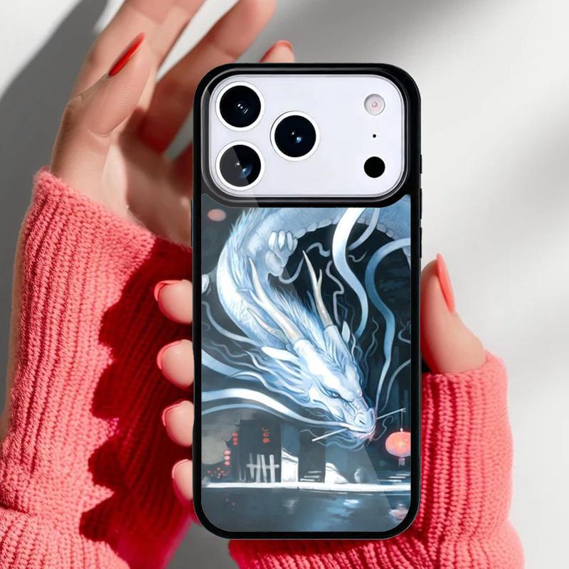 Chinese Dragon Phone Case for iPhone 17 16 15 14 13 Pro Max Back Cover for 12 11 Pro Coque