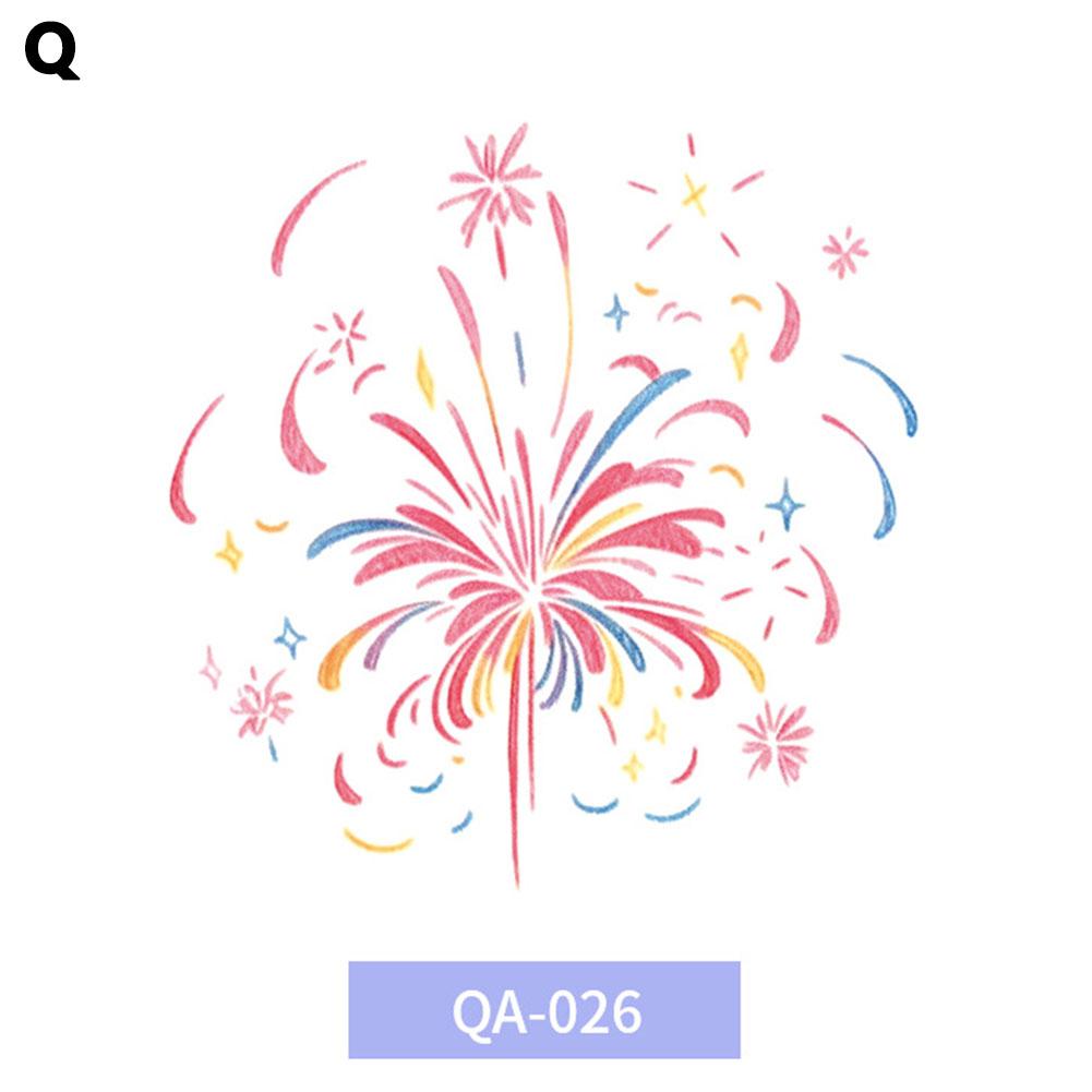 Barevné tetovací nálepky motýlů Vodotěsné Dlouhotrvající Roztomilé Japonské Dopamin Omyvatelné Tetování St G1S6