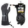 Showaglove TEMRES 05 Overshell Rain Gloves and Size Waterproof Gloves with No Inner Warmer (Waterproof, Breathable, Outerwear) L, Black, Cuffs,