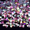 Blinginbox Hight Quality Rhinestone Bulk Special Shapes Crystal AB Hot Fix Rhinestones Iron on Rhinestones for Fabric Decoration