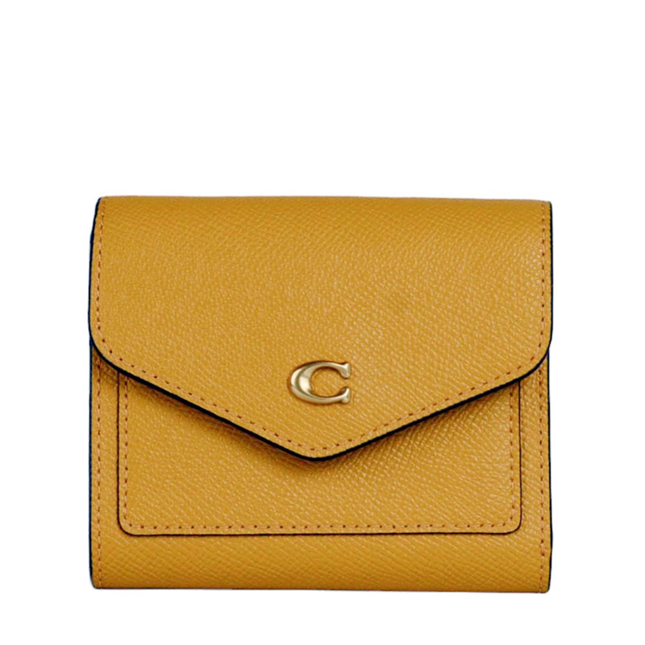 

Гаманець Mini Wallet C2328 x Yellow [Coach] Жіночий B4/UA (Латунь Лютик) [Розетка]