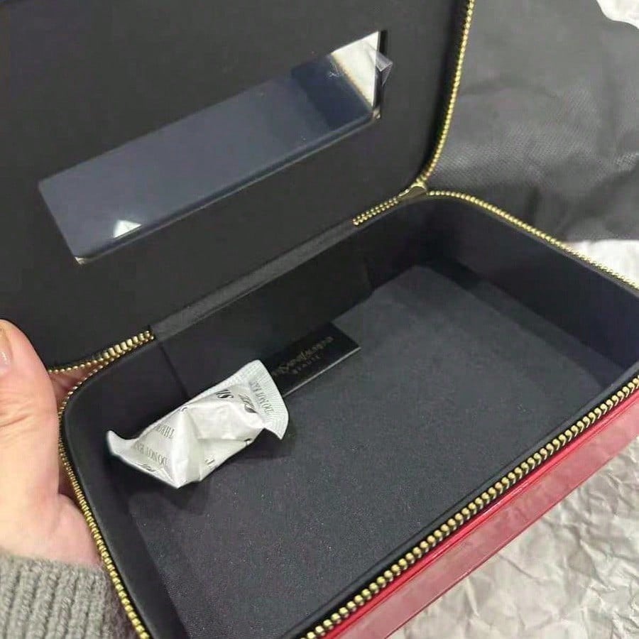 YSK Bolsa Compacta de Maquillaje para Labiales de Mujer, Bolsa de Almacenamiento