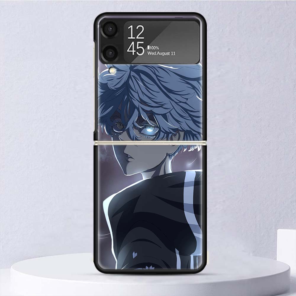 Tokyo Anime Revengers Shockproof Hard Case For Samsung Galaxy Z Flip 4 3 5G Phone Cover Z Flip3 Flip4 Black Fundas Matte Shell C