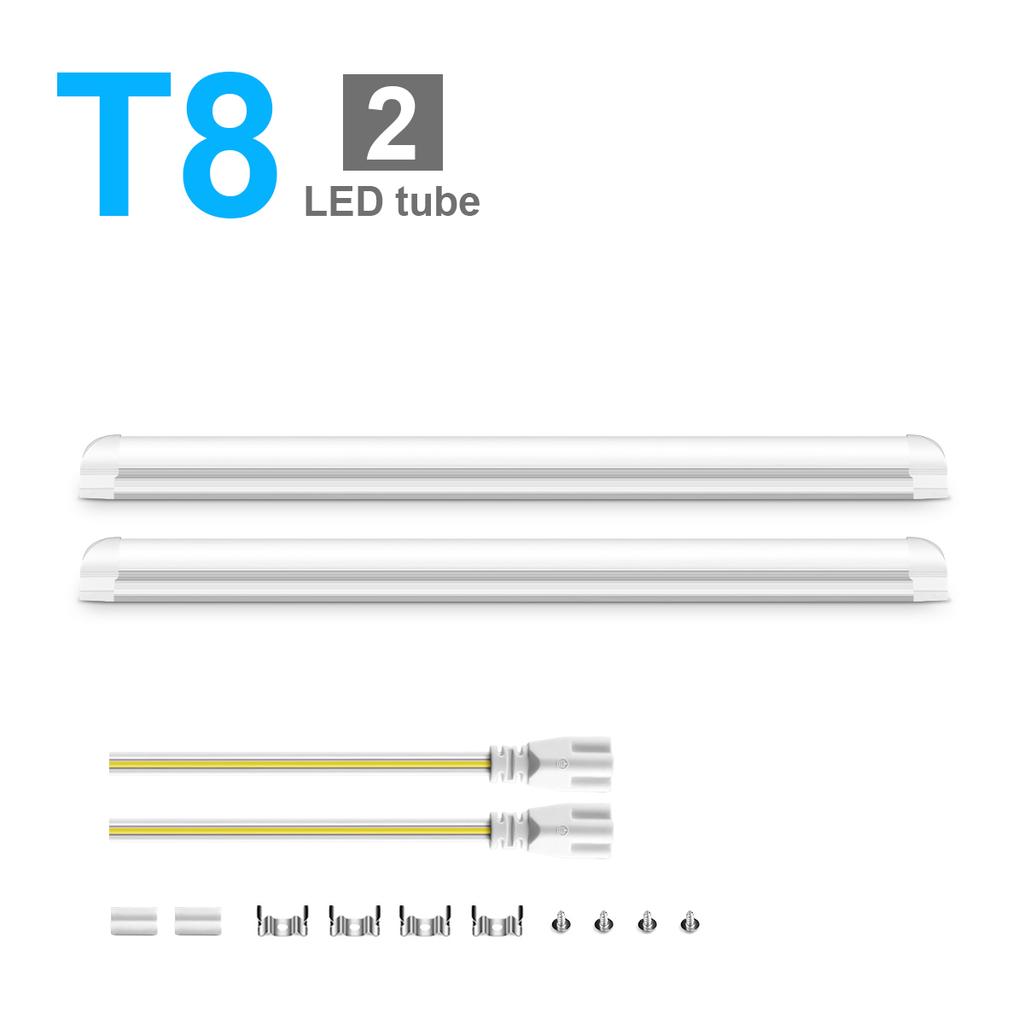 T5 T8 LED Light Tube 50CM Aluminum Bar LED Lamp Tube AC220V 110V For Office Shop Garage Warehouse Under Cabinet Unit Lighting