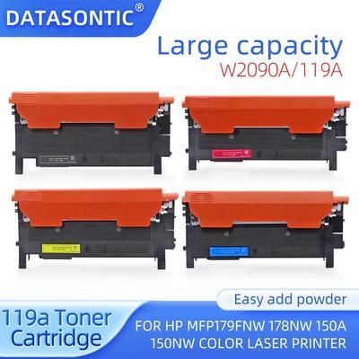 119 119a cartouches de Toner w2090a w2091a 2092a w2093a pour HP MFP179fnw 178nw 150a 150nw cartouches de Toner couleur d'imprimante avec puce