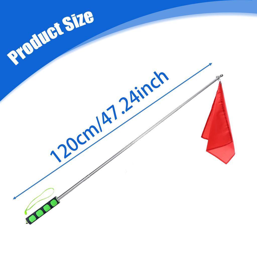 1 Stück Pferdetrainingsfahnen mit Teleskopfahnenstangen, tragbare Reittrainingsfahnen aus Nylon, Pferdetrainingsausrüstung