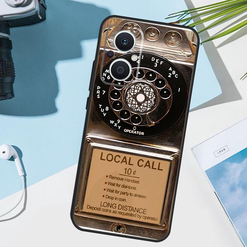 Retro Telephone Rotary Dial Cover For OPPO Reno 14 Pro 10 11 12 13 14F 13F 12F 11F 7 8 Lite OPPO Find X9 X6 X5 X8 Pro Case