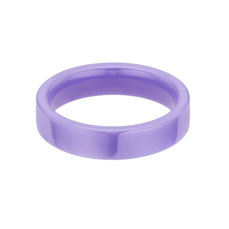 

BE/GINS La Ligne Pastel Purple Ceramic Band Ring No. 17