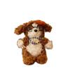Retro Glasses Puppy Plush - Cute Curly-Haired Dog Doll Gift for Girls' Birthdays