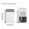 Mute Dehumidifier Smart Sensing Mini Dehumidifier Odor Remover Dryer  Office