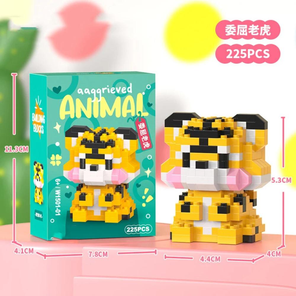 Adults Animals Micro Particle Building Blocks Toy for Children 6 to 12 Years Old Boy Birthday Gift Dog Cat Mini Bricks Girl Toys