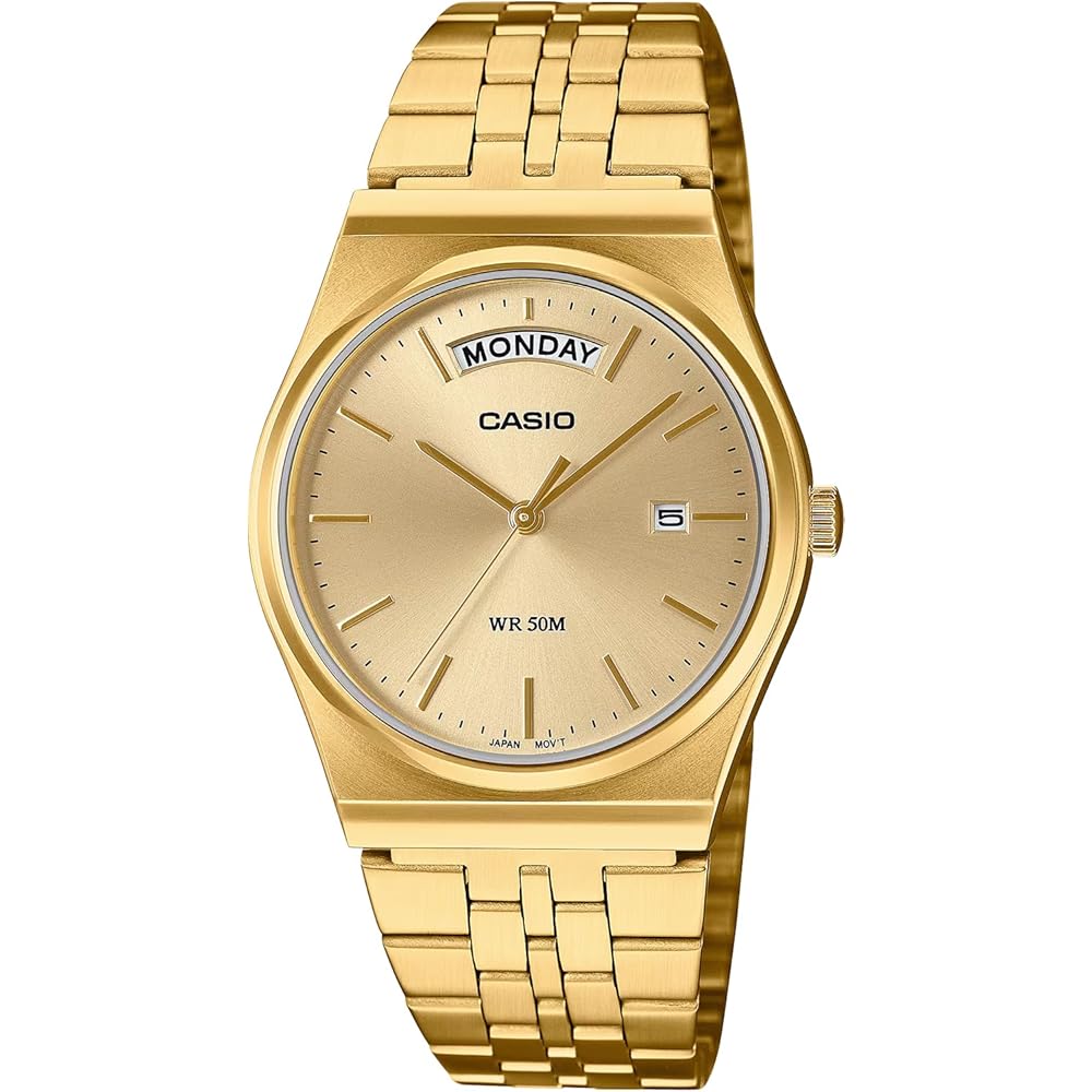 Casio Standard Analog Quartz Men s Watch MTP-B146G-9AV Gold Overseas Model