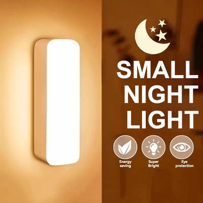 Magnetic Night Lamp Dormitory Eye Protection Button Bedroom Sleep Lamp Charging Bedside Mini Led Lamp Usb Power Supply