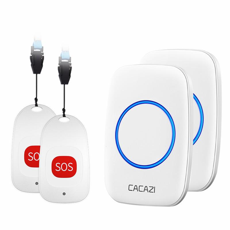 Senior Remote Assistance Wireless Doorbell System