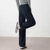 Women's Color-Block Elastic Waist Loose Wide-Leg Pants