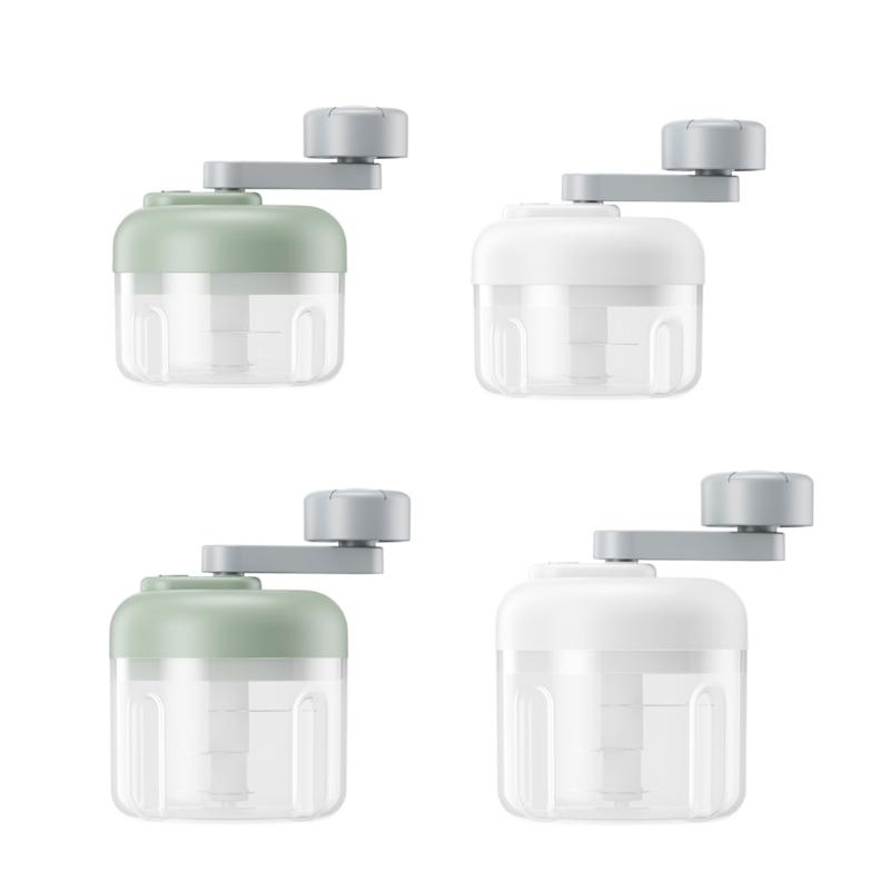 Tragbare Knoblauchpresse Handkurbel Kleine Knoblauchreibe Effizienter Tragbarer Knoblauchhacker Geschenk für Kochbegeisterte