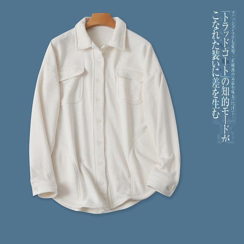 

Terry Cotton Cardigan Outwear Spring & Fall New Arrival Export Men and Women Lapel Single Breasted plus Size Casual Top 28735 Beige B- 16-10-1 XS