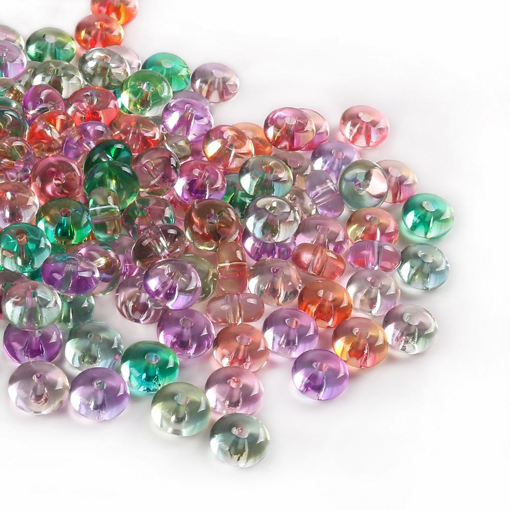 3X6Mm High-Quality Glass Rice Bead Abacus Loose Beads Diy Handmade Beaded Bracelet Necklace Jewelry Accessories