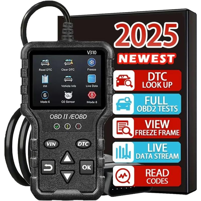 

V310 OBD2 Scanner Diagnostic Tool Real-Time Engine Data Monitoring Compatible with Cars And Trucks Auto Car Repair Tool чорний