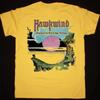 HAWKWIND WARRIOR ON THE EDGE OF TIME Coton Lourd Jaune S-5XL T-Shirt C224 T-Shirt Unisexe