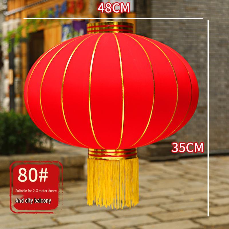 New Year Red Lantern: Waterproof Hanging Ornament for Spring Festival & Housewarming Decor