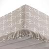 Drap housse 90 x 190 cm Aris geometrix naturel