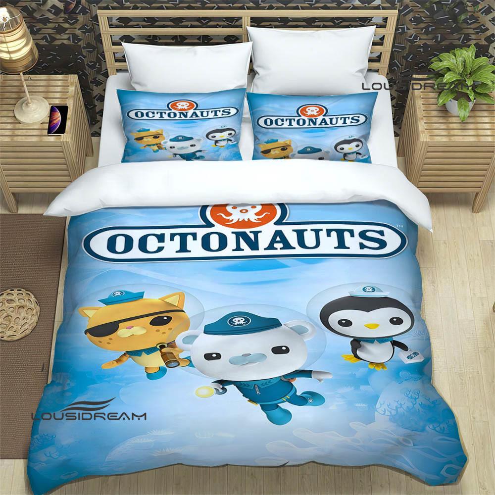 3D The-Octonauts Printed Bedding Sets Exquisite Bed Supplies Set Duvet Cover Comforter Set Bedding Set Luxury Birthday Gift