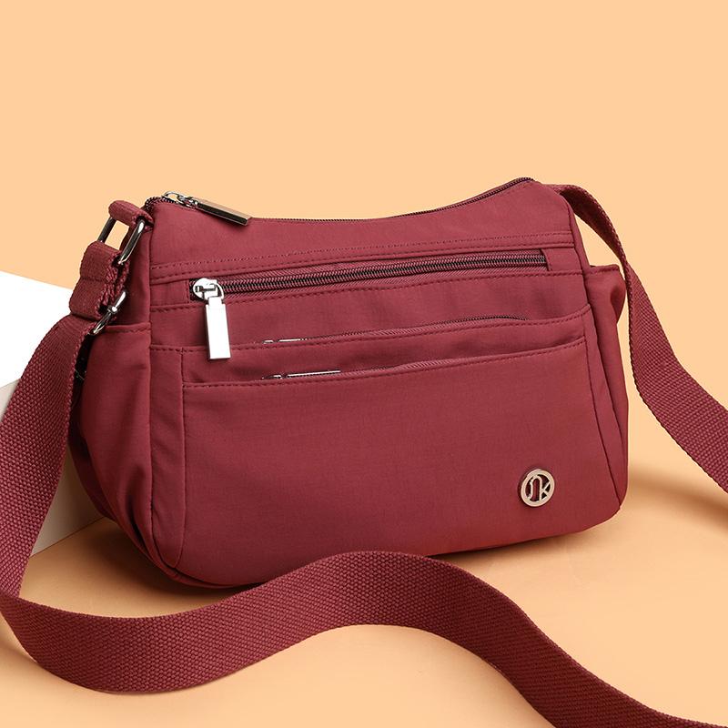 Mittelalte Muttertasche Nylon Tasche Leichte Große Kapazität Umhängetasche