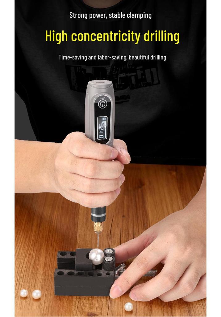 Wireless Mini Electric Grinder: Rechargeable Lithium Battery Handheld Tool for Grinding, Drilling, Engraving & Polishing