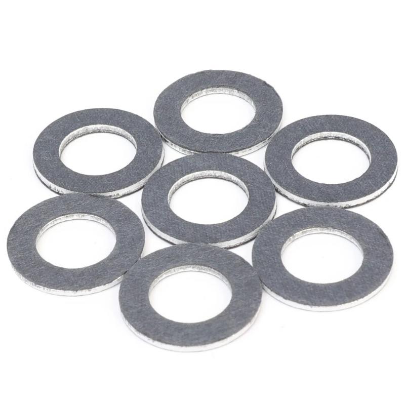 5-100PCS Těsnění šroubu vypouštěcího šroubu olejové vany do auta pro Toyota 12mm hliníková podložka vypouštěcí zátky oleje Distanční vložka do auta