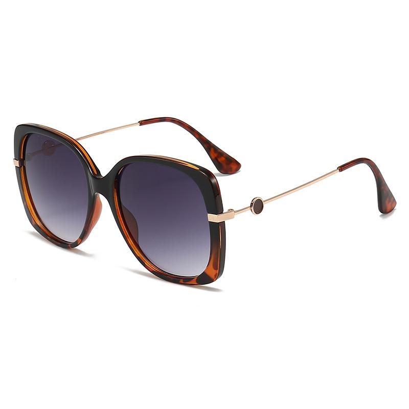 Fashion Large Frame New Sunglasses, Retro Sunglasses, Model Catwalk Street Photo Sunglasses for Women