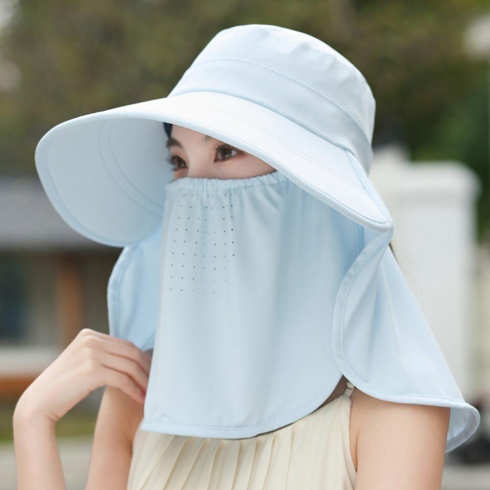UV Protection Sun Protection Hat Large Brim Bucket Hat New Sun Hat Cycling