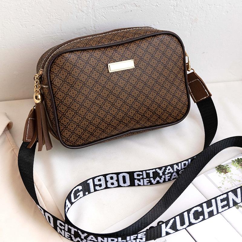 Yogodlns Мода Печать Квадратная сумка для женщин PU Кожа Плечо ...