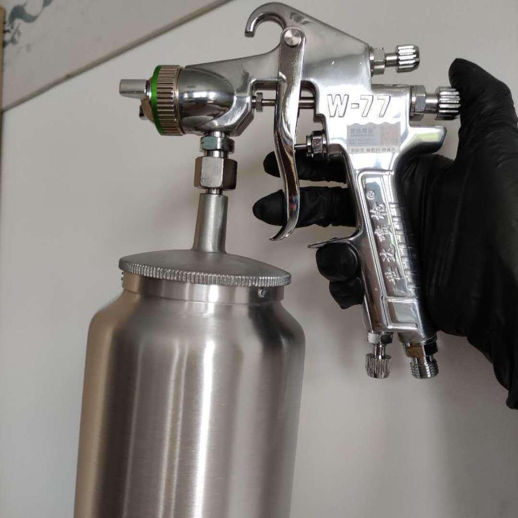 W-71/75/77 High Atomization Pneumatic Spray Gun for Furniture, Wood, and Car Paint.