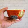 Washa No Kura Stylish Tea Bowl Tableware Kutani Ware Rice Bowl Fireworks 60th Birthday Celebration Kishou Celebration Birthday Present