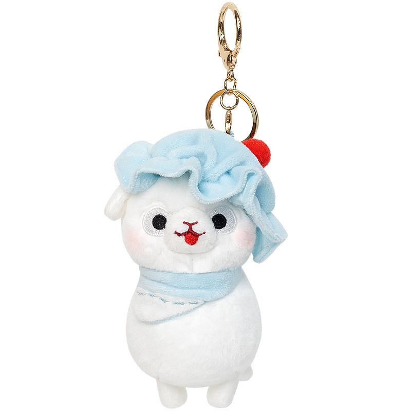 Dessert Amuse Alpaca Cake Plush Pendant With Compact Size For Girls Accessories
