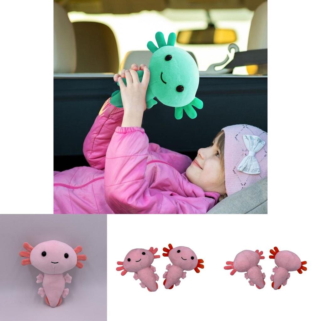 Kawaii Axolotl Plush Doll For Kids Soft And Cuddly Cartoon Character Toy Pillow