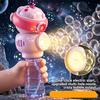 Rechargeable Bubble Machine Handheld Bubble Blower Toy with 90ml Bubble Solution Capacity Electric Bubble Wand for Outdoor Indoor Play